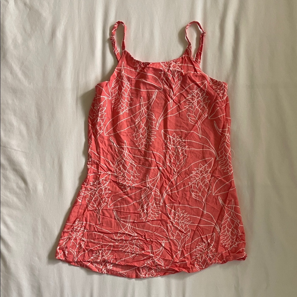 Charming Coral Floral Kids Dress